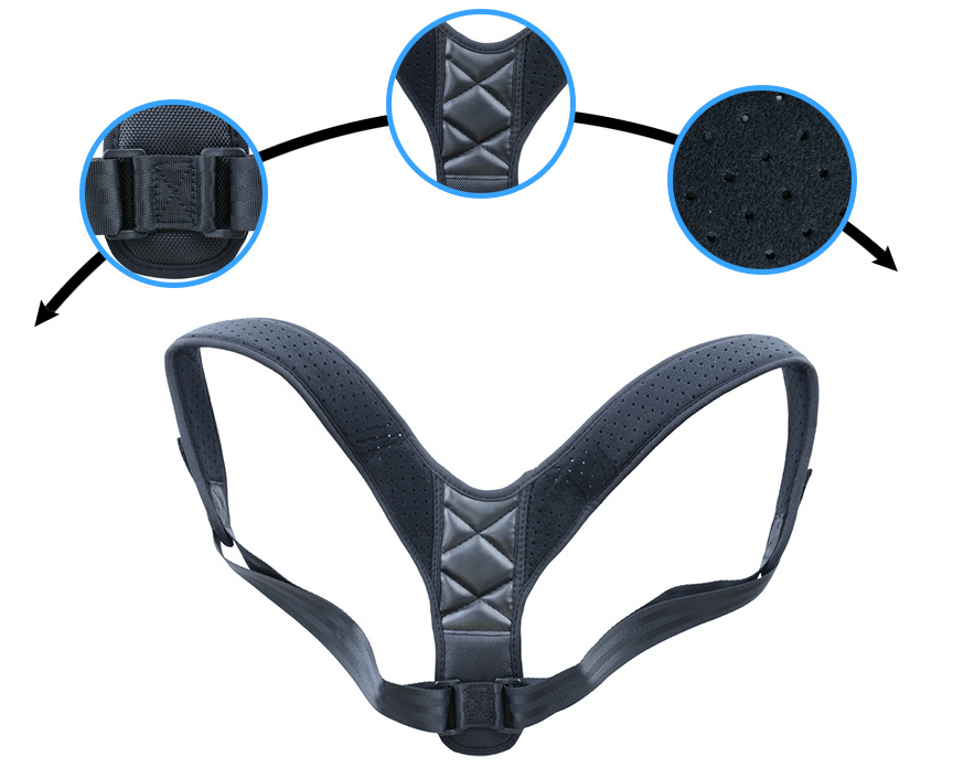 Corrector de Postura Transpirable Ajustable