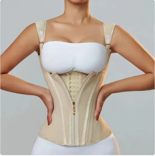 Top Moldeador Retro con Cremallera — Nuvel