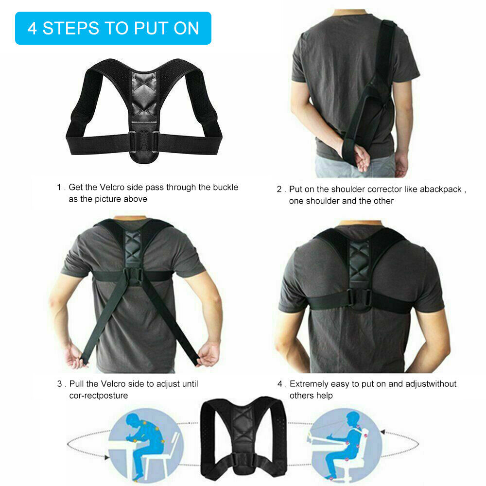 Corrector de Postura Unisex Ajustable