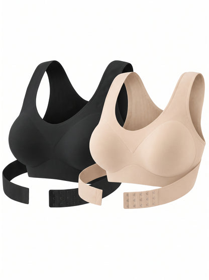 Sujetador Corrector de Postura, 1 Beige + 1 Negro