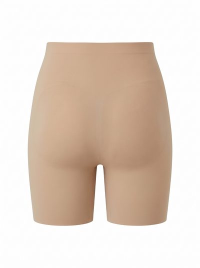 Short Moldeador Nuvel en beige, vista por detrás